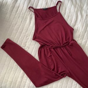 AMBIANCE | Jumpsuit/Romper (burgundy)